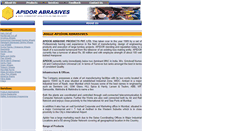 Desktop Screenshot of apidorabrasives.in